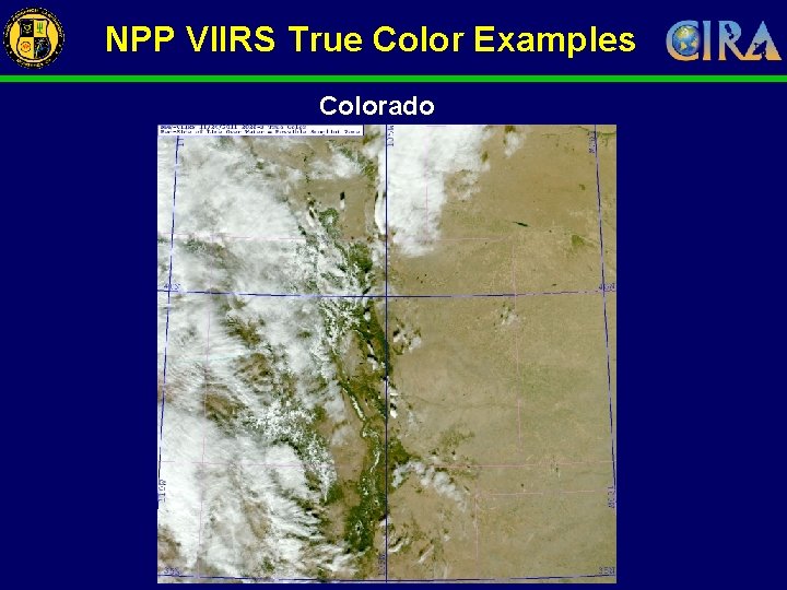 NPP VIIRS True Color Examples Colorado 