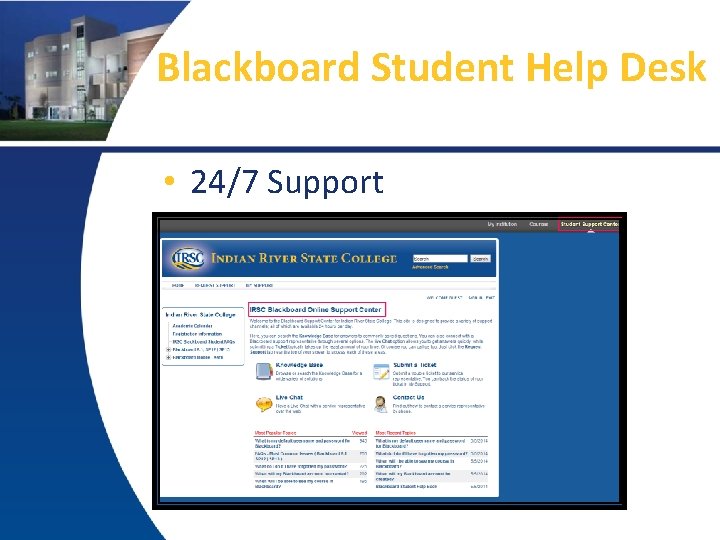 Blackboard Student Help Desk • 24/7 Support 