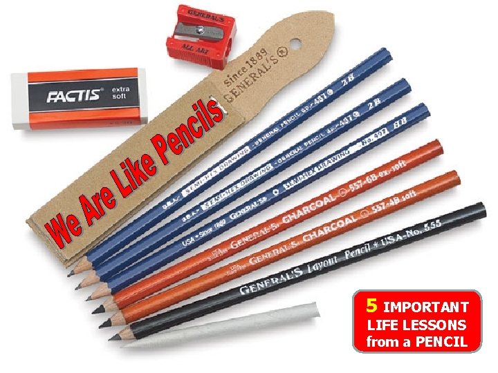 5 IMPORTANT LIFE LESSONS from a PENCIL 