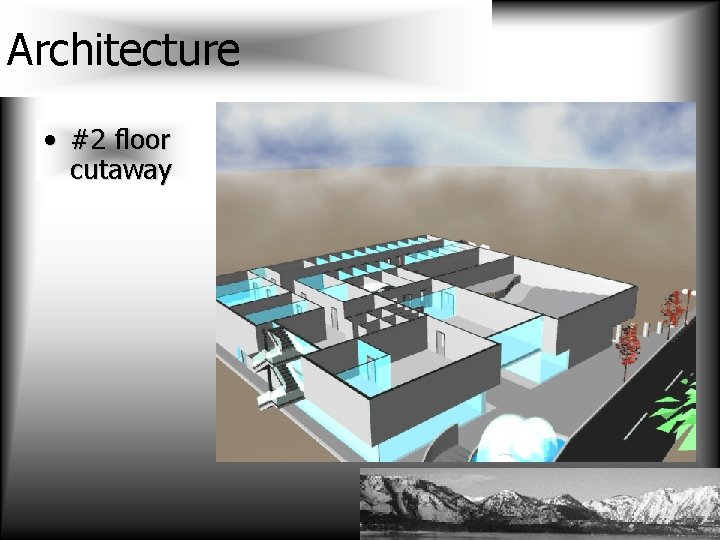 Architecture • #2 floor cutaway 
