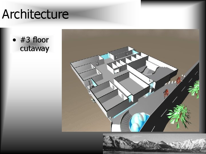Architecture • #3 floor cutaway 