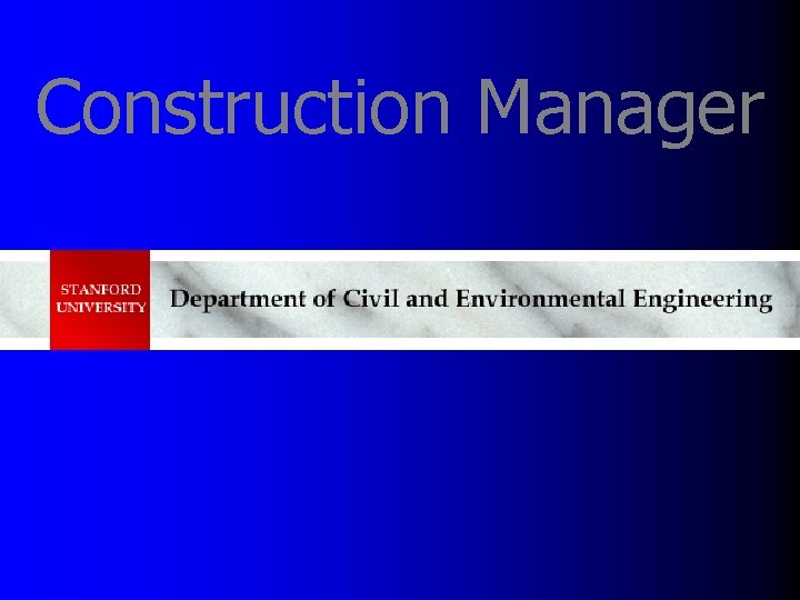 Construction Manager 