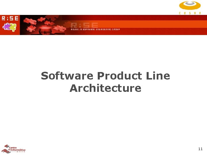Software Product Line Architecture 11 Software Product Line Architecture 11
