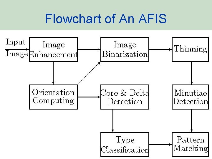 Flowchart of An AFIS 3 Flowchart of An AFIS 3
