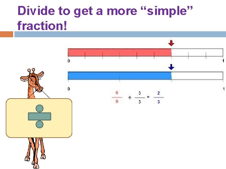Divide to get a more “simple” fraction! 