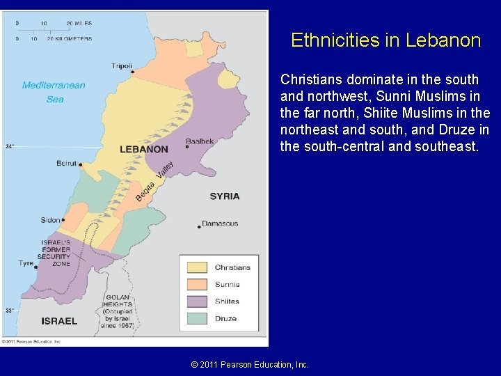 Ethnicities in Lebanon Christians dominate in the south and northwest, Sunni Muslims in the Ethnicities in Lebanon Christians dominate in the south and northwest, Sunni Muslims in the