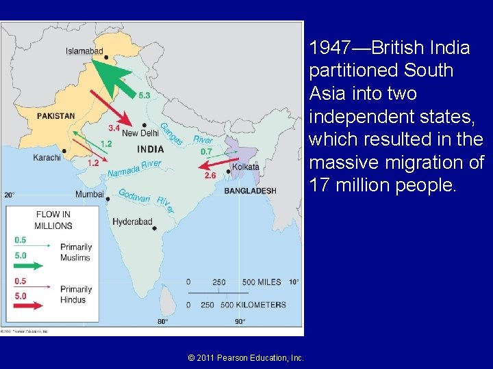 1947—British India partitioned South Asia into two independent states, which resulted in the massive 1947—British India partitioned South Asia into two independent states, which resulted in the massive