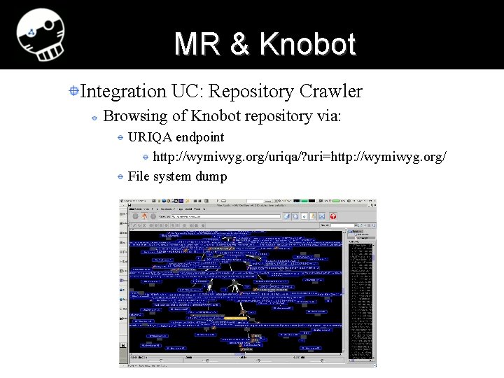 MR & Knobot Integration UC: Repository Crawler Browsing of Knobot repository via: URIQA endpoint