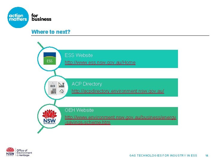 Where to next? ESS Website http: //www. ess. nsw. gov. au/Home ACP Directory http: Where to next? ESS Website http: //www. ess. nsw. gov. au/Home ACP Directory http: