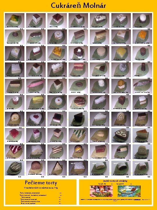 Cukráreň Molnár Ovocná kocka 50 g Deli višňa 50 g Tiramisu 50 g eu