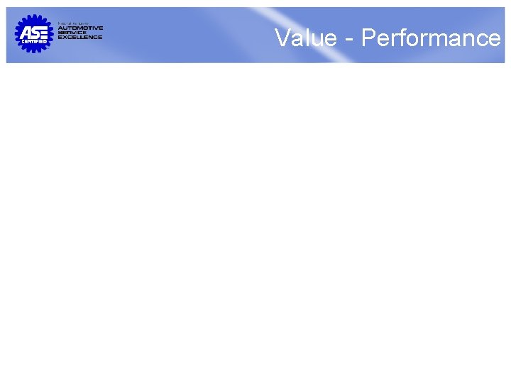 Value - Performance 