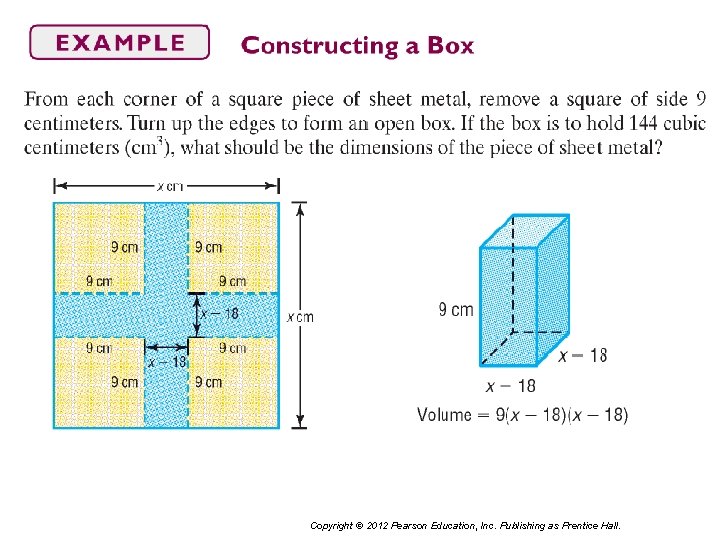 Copyright © 2012 Pearson Education, Inc. Publishing as Prentice Hall. 