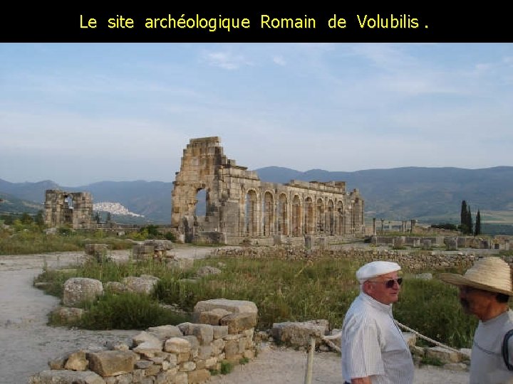 Le site archéologique Romain de Volubilis. 