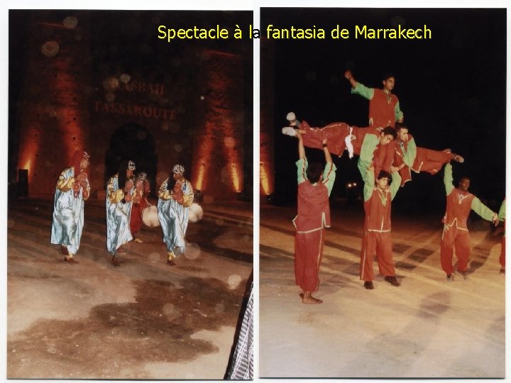Spectacle à la fantasia de Marrakech 