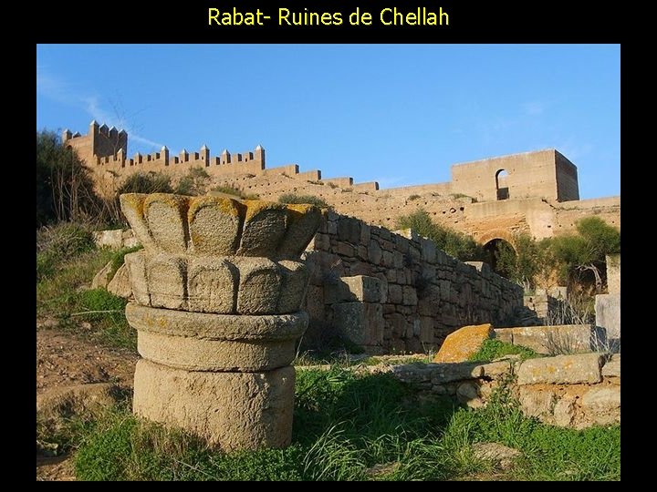 Rabat- Ruines de Chellah 