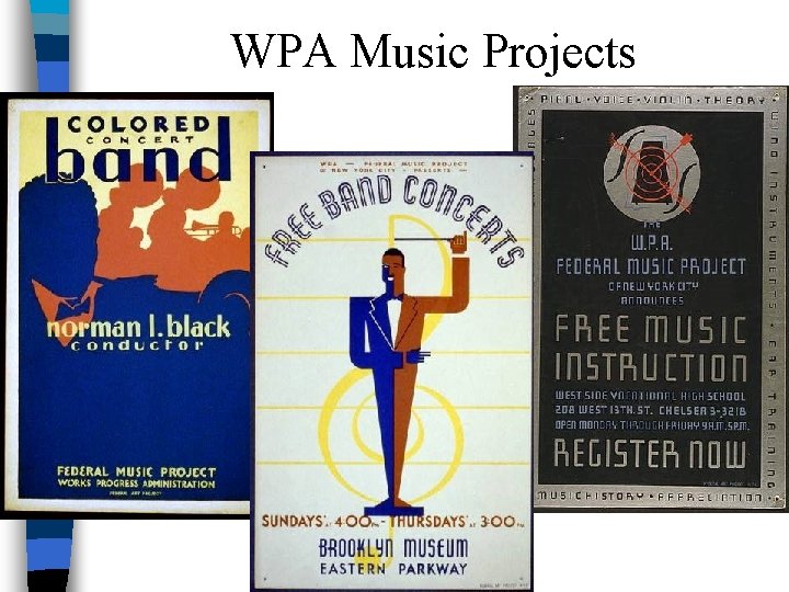 WPA Music Projects 