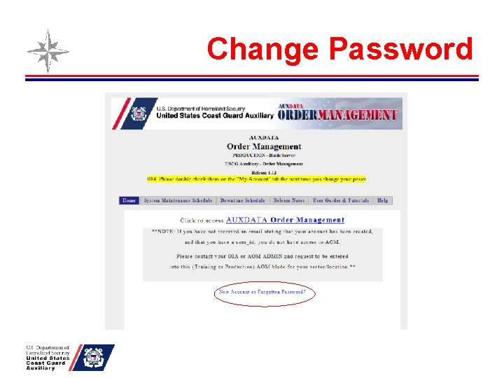 Change Password 