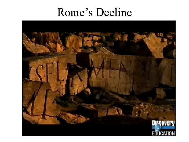 Rome’s Decline 