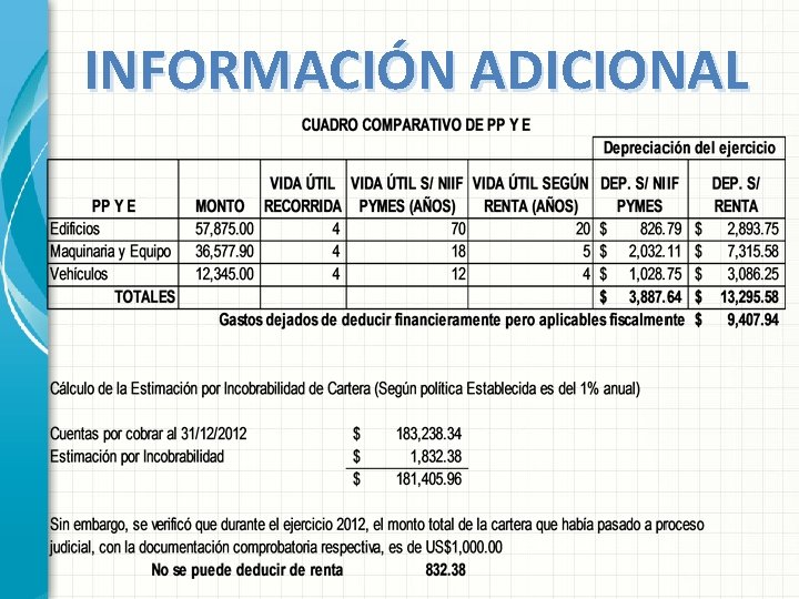 INFORMACIÓN ADICIONAL 