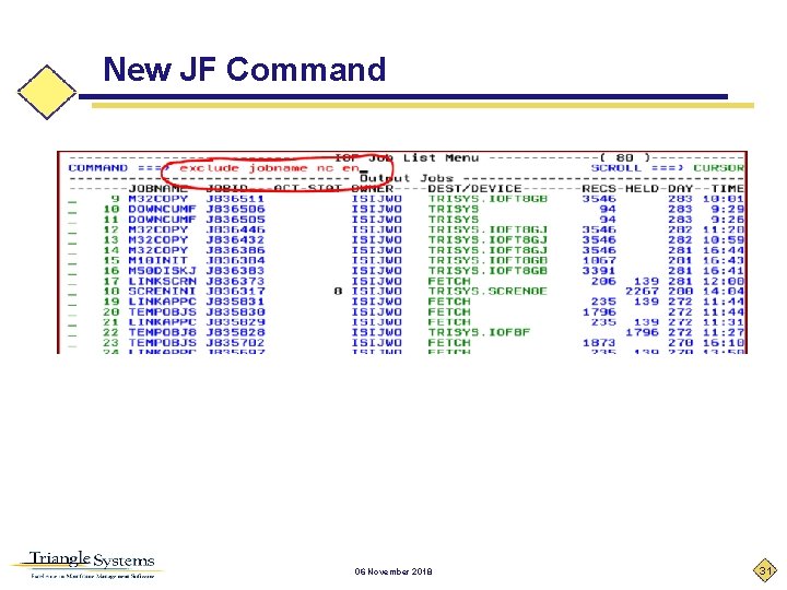 New JF Command 06 November 2018 31 