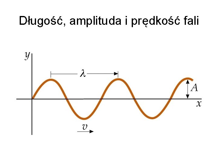 Długość, amplituda i prędkość fali 