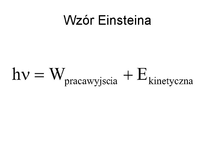 Wzór Einsteina 