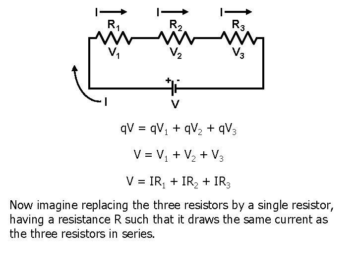 I R 1 V 1 I R 2 I V 2 R 3 V