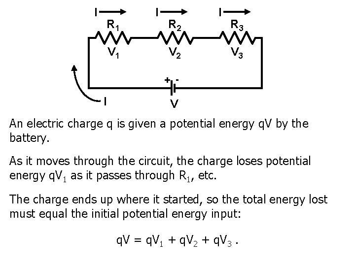 I R 1 V 1 I R 2 V 2 I R 3 V
