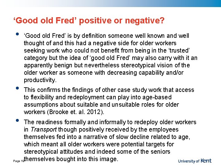 ‘Good old Fred’ positive or negative? • • • ‘Good old Fred’ is by ‘Good old Fred’ positive or negative? • • • ‘Good old Fred’ is by