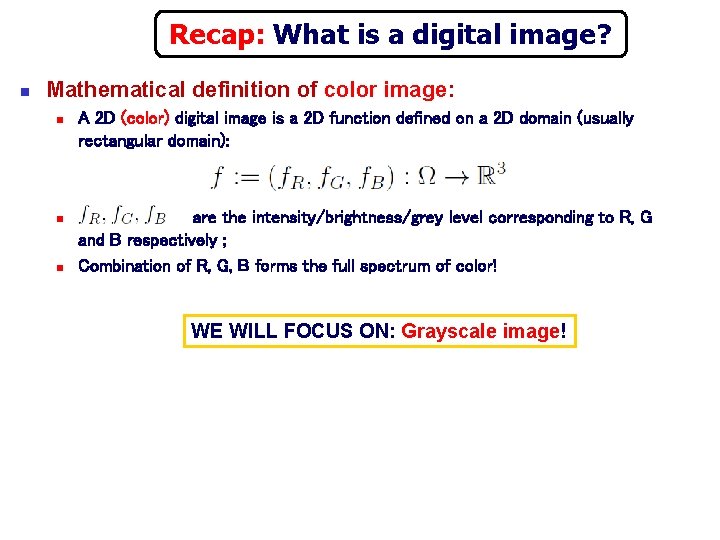 Imaging Number In Math Example Math 3360 Mathematical Imaging Lecture 2 Image Transformation