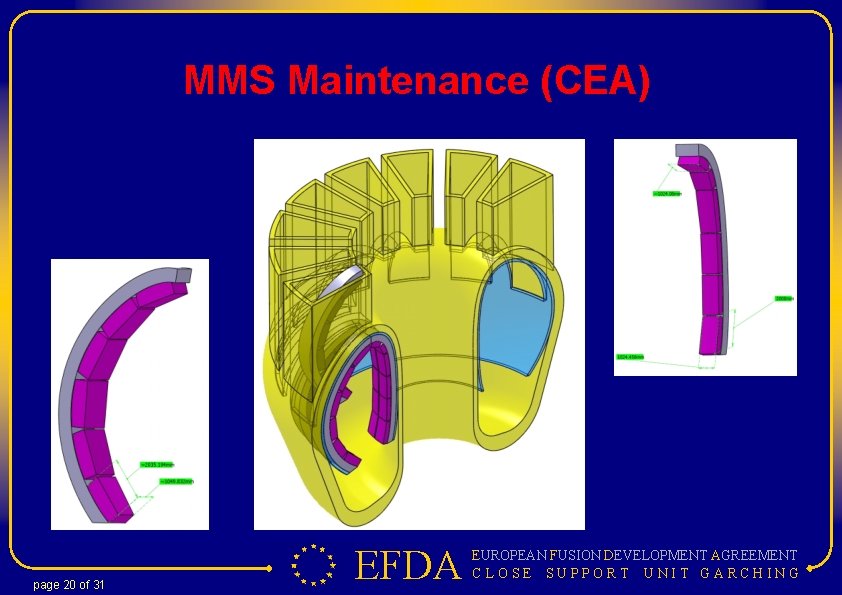 MMS Maintenance (CEA) page 20 of 31 EFDA EUROPEAN FUSION DEVELOPMENT AGREEMENT C LOSE