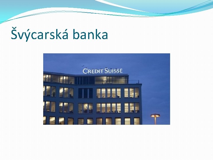 Švýcarská banka 