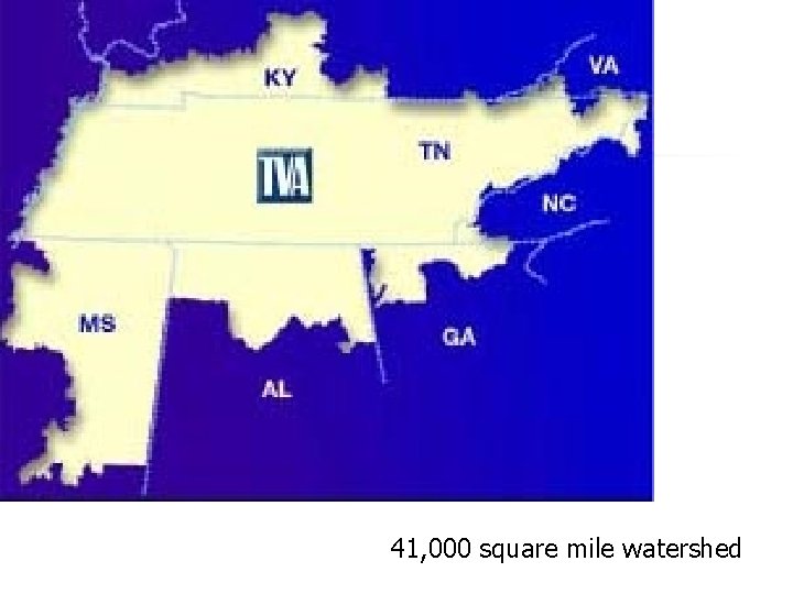 41, 000 square mile watershed 