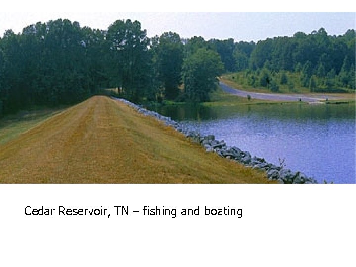 Cedar Reservoir, TN – fishing and boating 