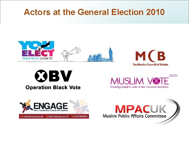 Actors at the General Election 2010 