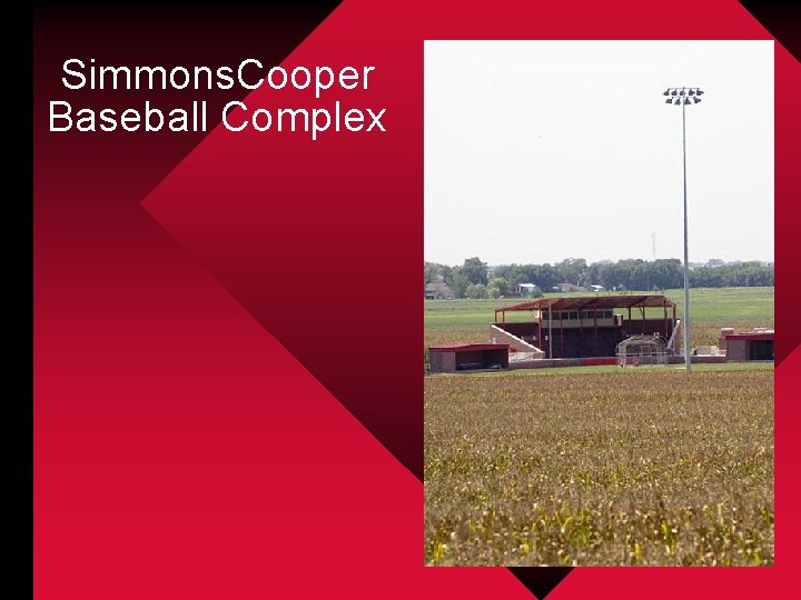 Simmons. Cooper Baseball Complex 