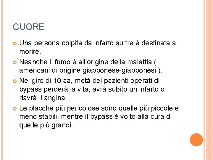 CUORE Una persona colpita da infarto su tre è destinata a morire. Neanche il