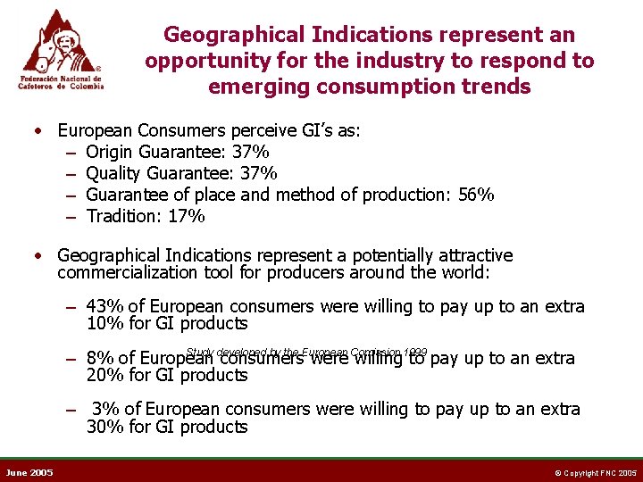 Geographical Indications represent an opportunity for the industry to respond to emerging consumption trends