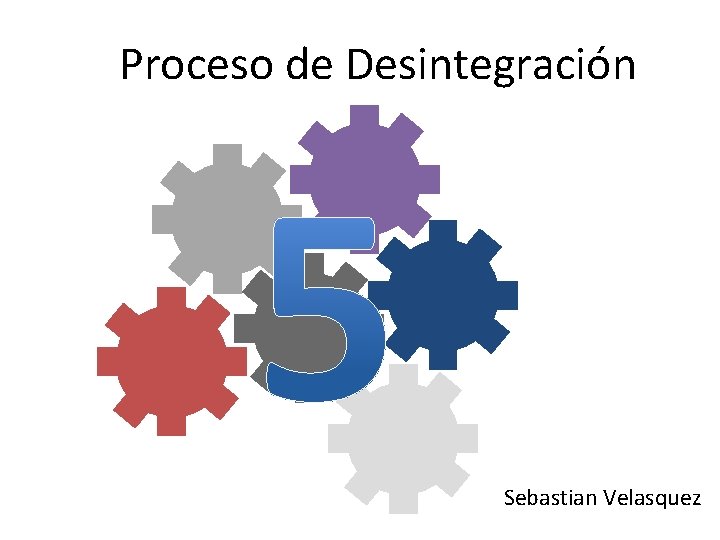 Proceso de Desintegración Sebastian Velasquez 