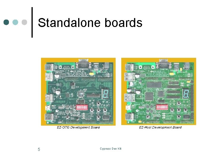 Standalone boards 5 Cypress Dev Kit 