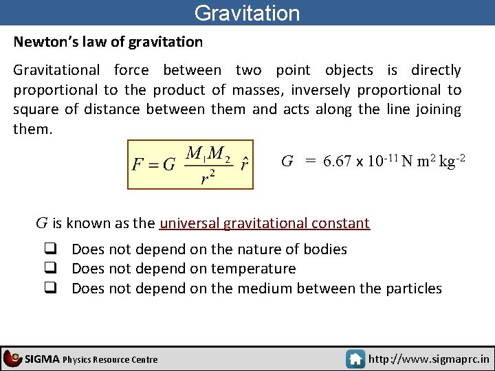 Gravitation Level Ii This Symbol Indicates That Derivation