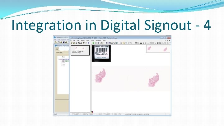 Integration in Digital Signout - 4 