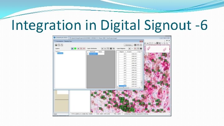 Integration in Digital Signout -6 