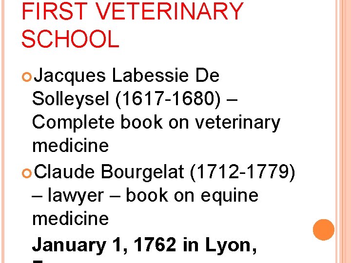 FIRST VETERINARY SCHOOL Jacques Labessie De Solleysel (1617 -1680) – Complete book on veterinary