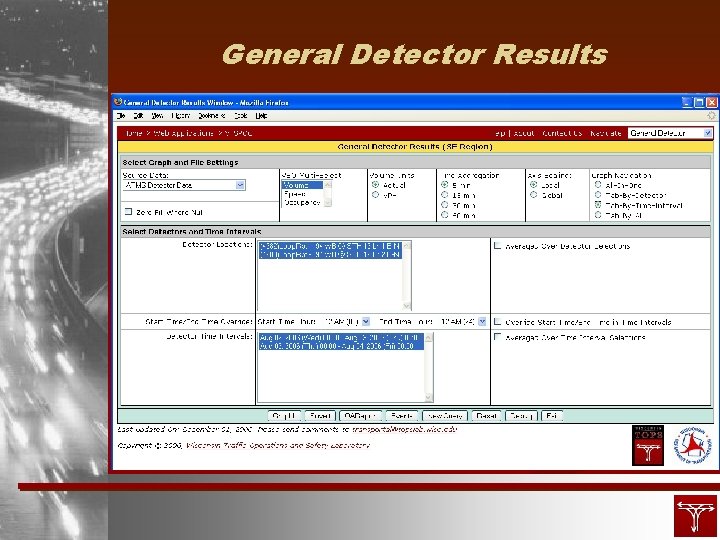 General Detector Results 