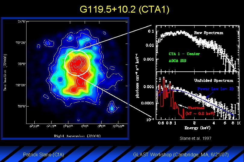 G 119. 5+10. 2 (CTA 1) Slane et al. 1997 Patrick Slane (Cf. A)