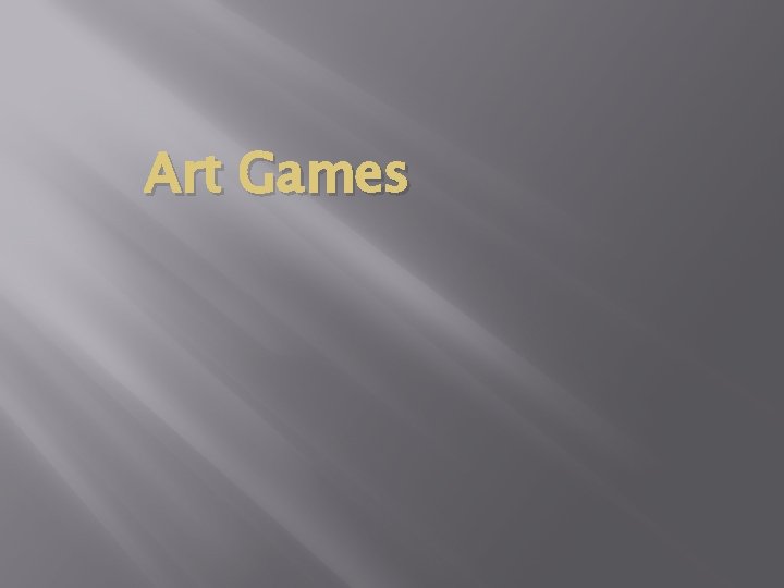 Art Games 