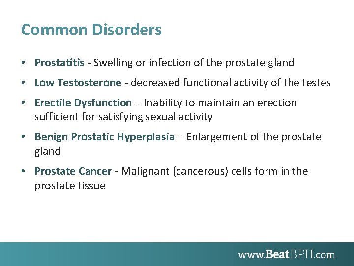 low testosterone and prostatitis