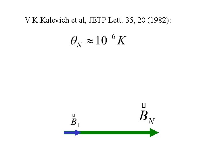 V. K. Kalevich et al, JETP Lett. 35, 20 (1982): 