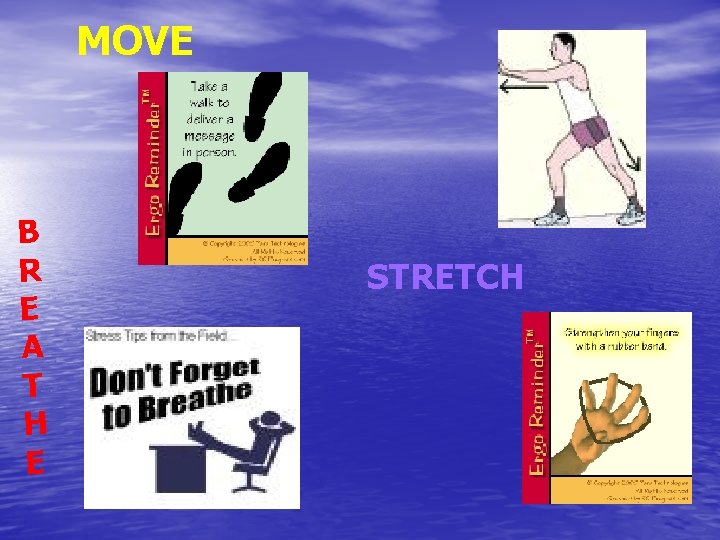 MOVE B R E A T H E STRETCH MOVE B R E A T H E STRETCH